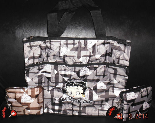 Betty Boop Bolsa Mano Comprimible Anime Original Importada