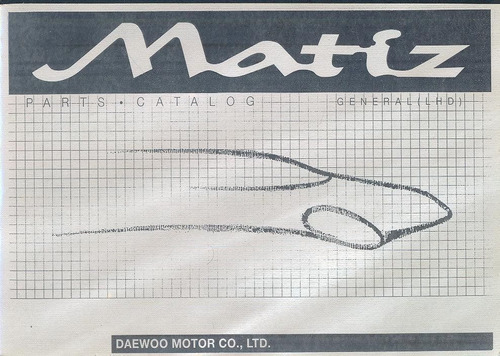 Manual De Despiece Daewoo Matiz Año 1999 Idioma Ingles