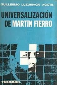 Libro Universalizacion De Martin Fierro