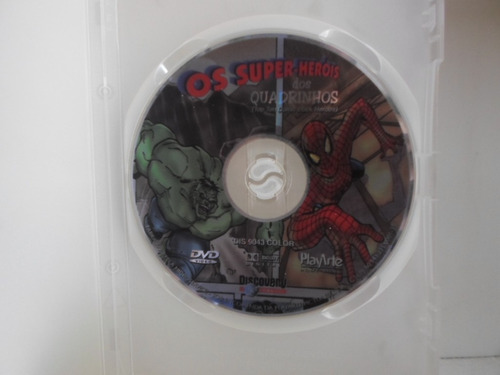 Dvd Os Super Herois Dos Quadrinhos - Sem Capa - Original