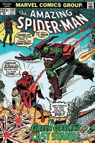 Poster Importado De Spiderman Vs Green Goblin - Marvel Retro