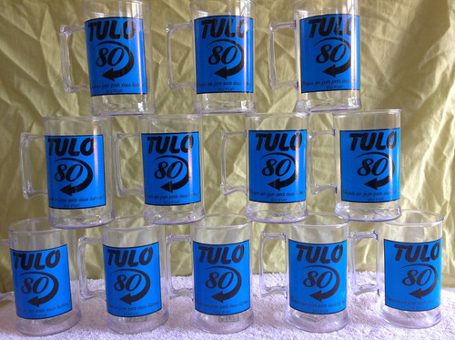 1 Caixa 50 Canecas De Chopp Acrilico Personalizadas 300 Ml