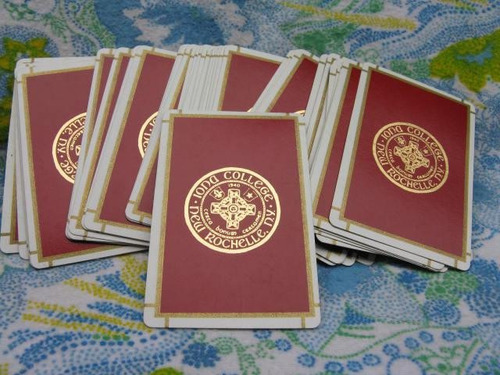 Mundo Vintage: Antiguo Juego Cartas Estuche Completo U S A