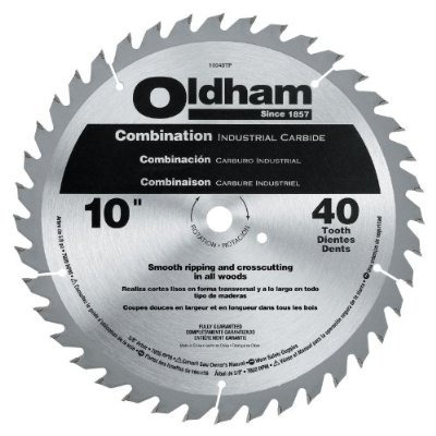 Oldham 10040tp De Uso Múltiple De 10 Pulgadas 40 Dientes Atb