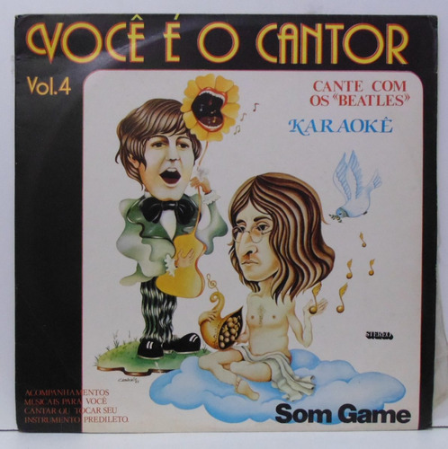 Lp Karaokê - Você É O Cantor Vol 4 - Cante Com Os Beatles -