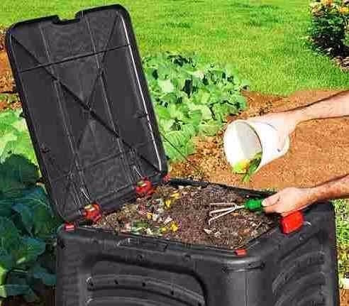 Caixa De Compostagem Composteira  435l Trapp Adubo Jardim