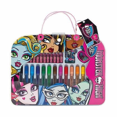 Maleta Artística - Monster High - Com 32 Peças - Tris