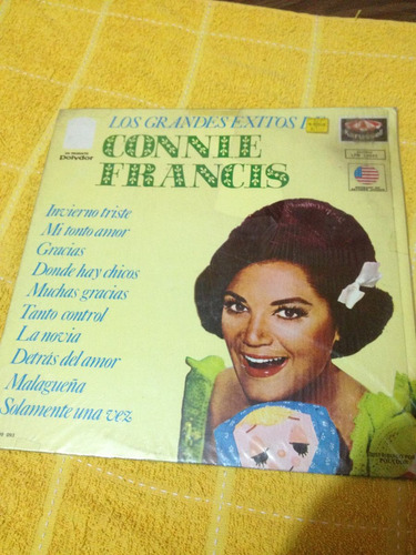 Connie Francis Exitos Disco De Vinil Música Rock 