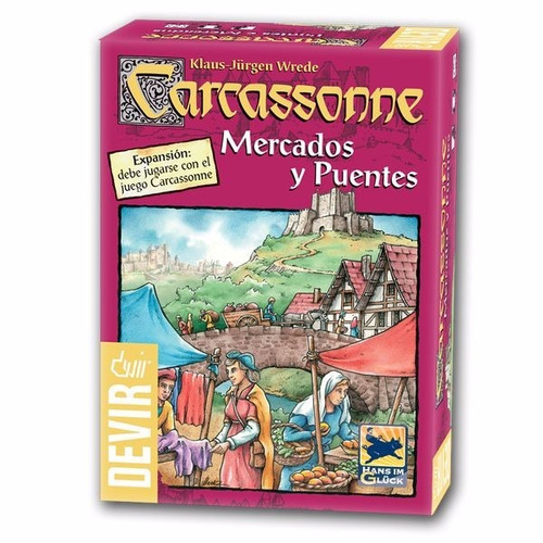 Carcassonne - Mercados Y Puentes  -  Juego De Mesa