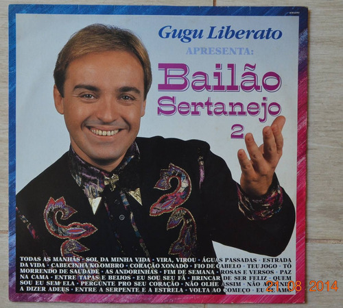 Lp Vinil - Gugu Liberato Apresenta Bailão Sertanejo Vol 2