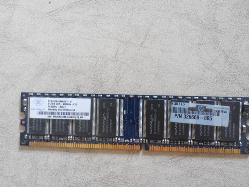 Memoria 512mb Ddr 400mhz Cl3 Nanya