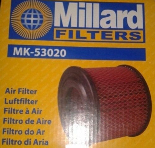 Filtro Aire Millard Mk-53020 Luv D-max 3.0 Lts Diesel