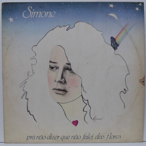 Lp Simone - Prá Não Dizer Que Não Falei Das Flores - 1979 -