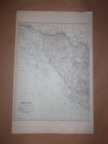 Mapa México En 2 Partes Para Unir De Londres 1930