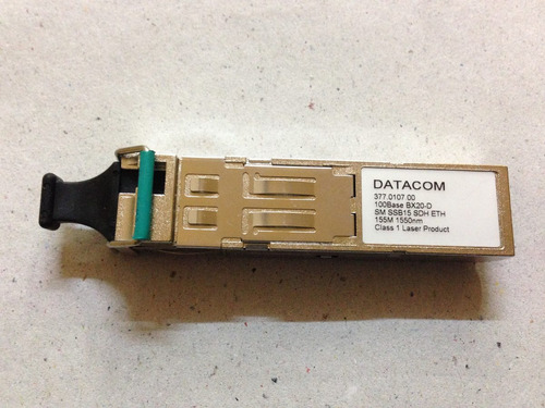 Mini Gbic Sfp Datacom Original 100basebx20-d 1 Fibra Usada