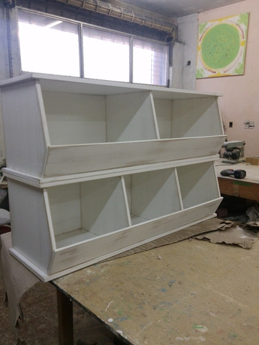 Baul Abierto De Madera