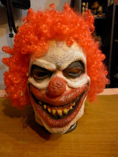 Mascara En Latex. Payaso Diabolico.