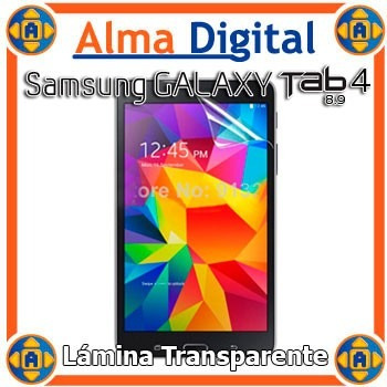 Lamina Protector Pantalla Samsung Galaxy Tab4 8 Transparente