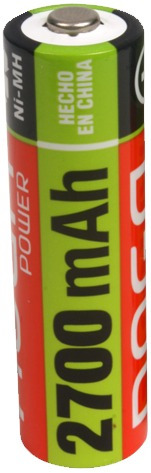Imagen 3 de 7 de Pilas Recargables Aa 2700 Mah Ni-mh X 2 Unidades En Blister