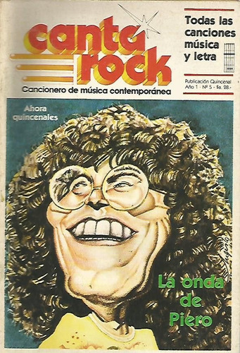 Revista / Canta Rock / Cancionero / Nª 5 / La Onda De Piero