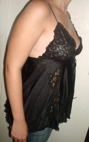 Baby Doll Nuevo Import.*constance*seda/encaje C/tanga. T.m