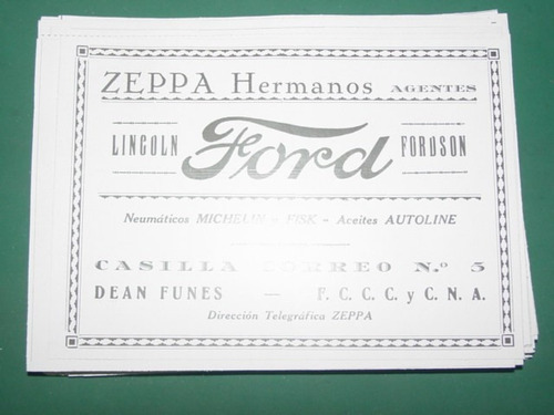 Cordoba Clipping Zeppa Hermanos Autos Lincoln Ford Forson