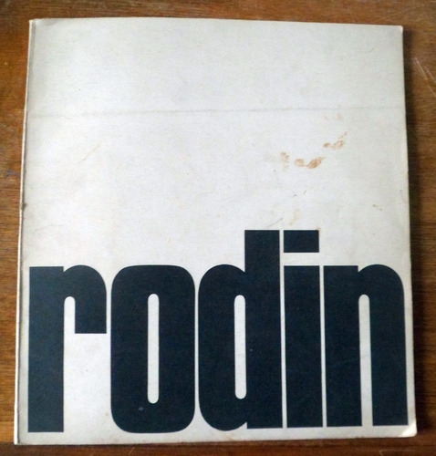 Rodin Catalogo Museo Nacional Artes Plasticas 1971