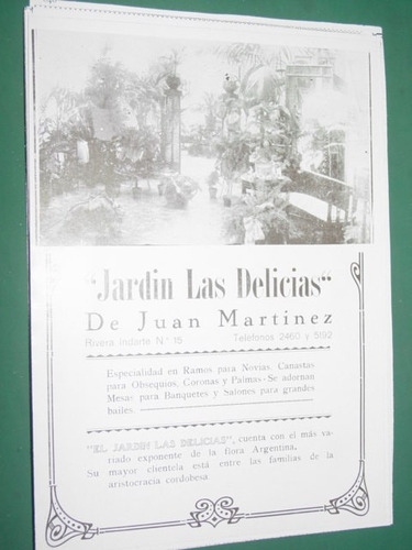 Cordoba Clipping Jardin Las Delicias Floreria Juan Martinez