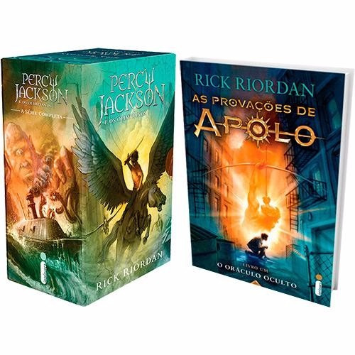 Kit Livros Box Percy Jackson + O Oráculo Oculto (6 Livros) #