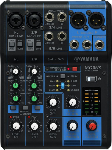 Yamaha Mg06x - Mixer 6 Channel - Audioteka