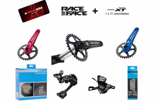 Kit Transmision Race Face Turbine Shimano Xt 1x11 Bicicleta