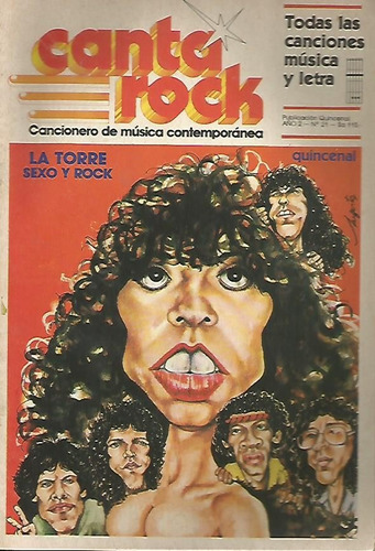 Revista / Canta Rock / Cancionero / Nª 21 / La Torre Sexo Y