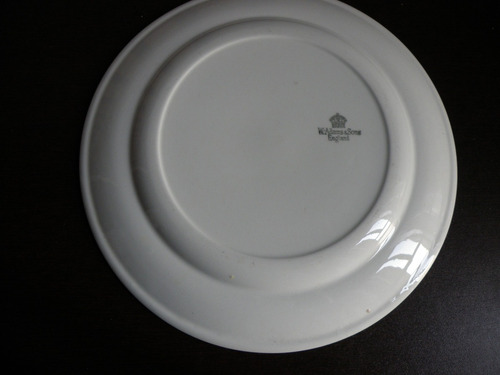 Antiguo Plato Decorativo Para Colgar W.adams & Sons England (Usado)
