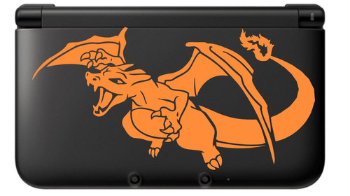 Adesivo 3ds Charizard Pokemon Go 3dsxl Capa Cover 3ds