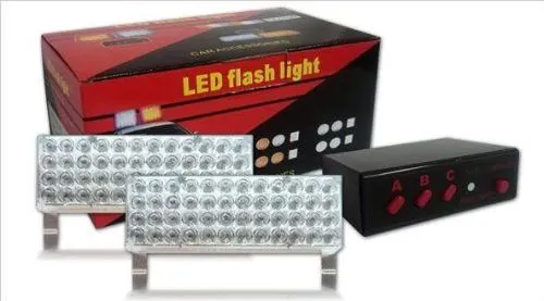 comprar Estrobos De Policia.... 48 Leds Blanco Y 48 Leds Blanco