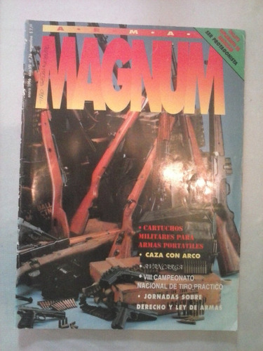 Revista Magnum 76 Cartuchos Militares Caza Con Arco