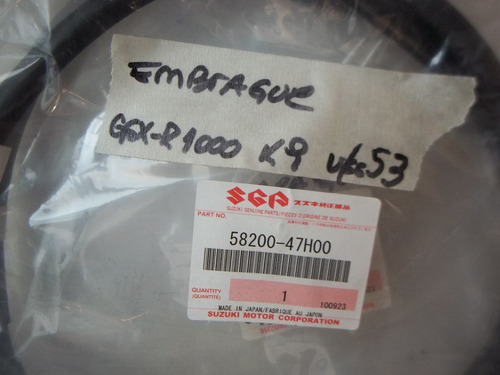 Cable Embrague Suzuki Gsxr 1000 K9 58200-47h00