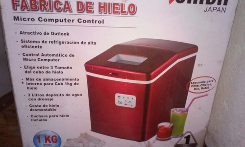 Fabricador De Hielo Marca Onida Color Rojo Nuevo