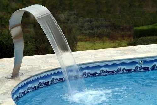 Imagem 3 de 4 de Cascata Fonte Em Aço Inox Para Piscina Tipo Naja