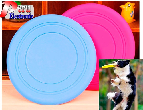 Juguete Disco Giratorio Perros Mascotas Dog Frisbee