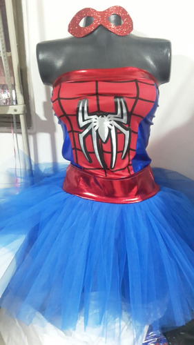 Disfraz Disfraces Dama Spider Girl Tutu Sexy