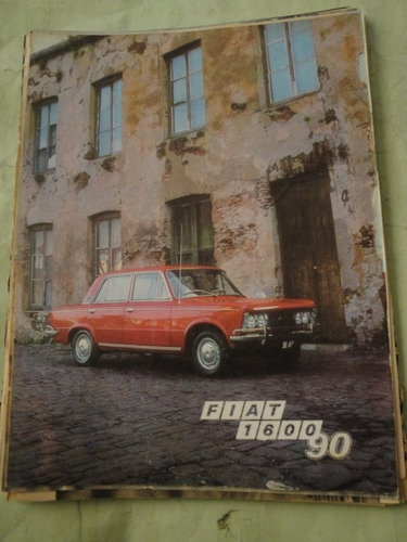 Publicidad Fiat 1600 90 Hoja Sola