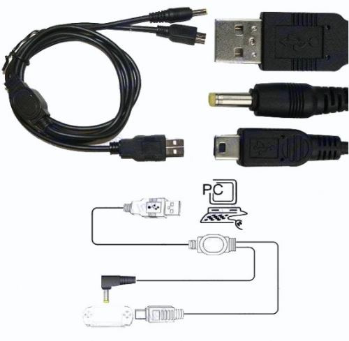 Cable Transferencia Datos Y Carga Psp 2000 3000 300 Y Otros