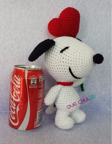 Muñeco Tejido Tipo Snoopy Amigurumi