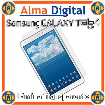 Lamina Protector Pantalla Samsung Galaxy Tab4 8 Transparente