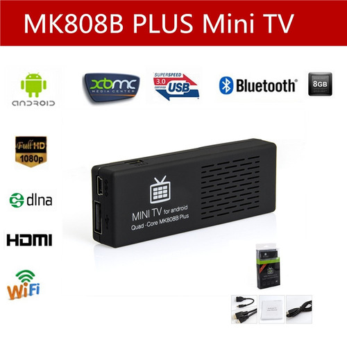Android Tv Mk808b Plus Android 4.4 Quad Core Bluetooth Xbmc