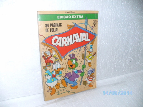 Gibi Edição Extra (zé Carioca) Carnaval Nº178 84 Págs Abril