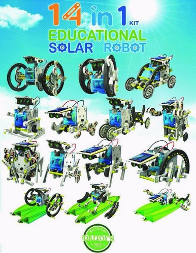 Robot Solar 14 En 1 Juguete Educativo Niños Ecologico