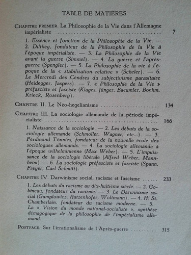 Imagen 3 de 4 de Destruction De La Raison 2 Georg Lukacs Frances