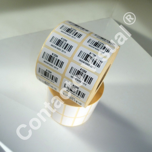 Códigos De Barra Autoadhesivos De 38x20 Mm En Rollo X 4.000